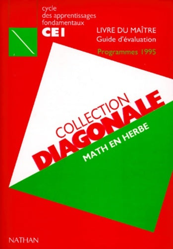Livrenpoche : Diagonale CE1. Guide du maître - Bregeon - Livre