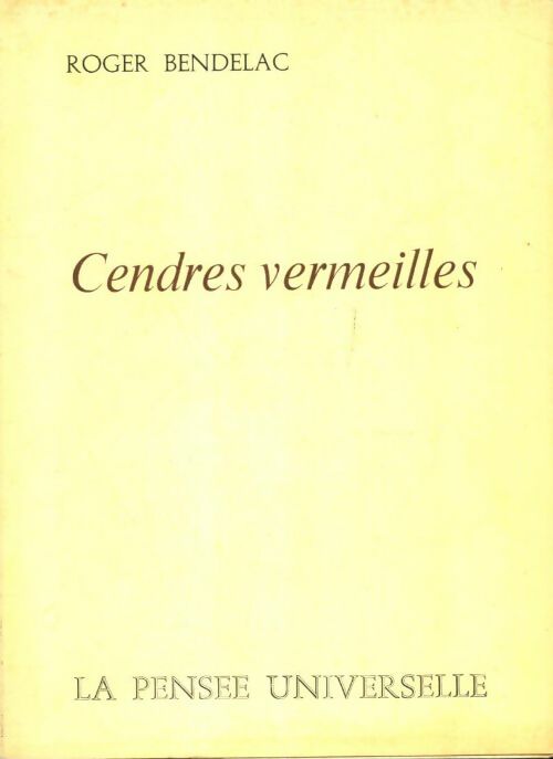 Livrenpoche : Cendres merveilles - Roger Bendelac - Livre