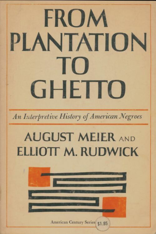 Livrenpoche : From plantation to ghetto - August Meoer - Livre