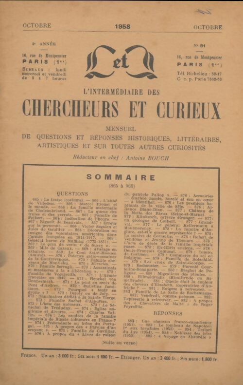 Livrenpoche : L'intermédiaire des chercheurs et curieux n°91 - Collectif - Livre