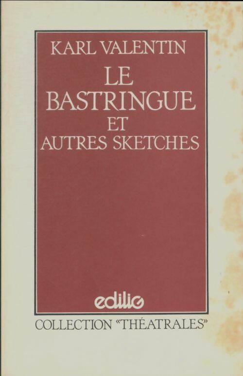 Livrenpoche : Le bastringue et autres sketches - Karl Valentin - Livre