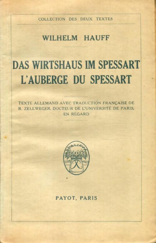 Livrenpoche : L'auberge du spessart / Das wirtshaus im spessart - Wilhelm Hauff - Livre