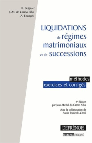 Livrenpoche : Liquidations de régimes matrimoniaux et de successions 4ème édition - Collectif - Livre