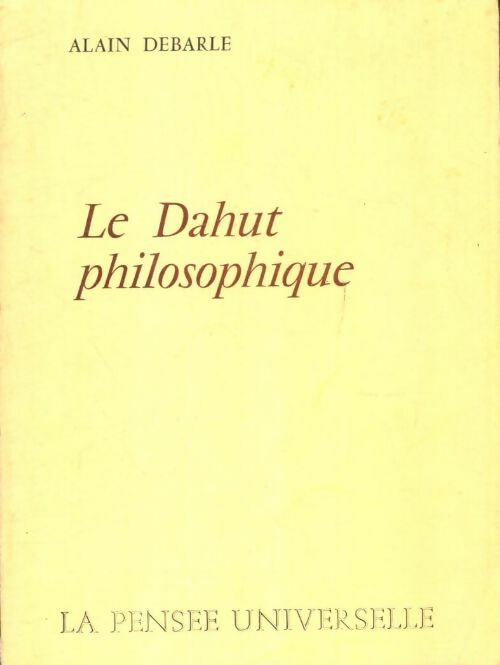 Livrenpoche : Le Dahut philosophique - Alain Debarle - Livre