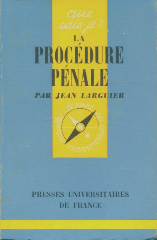 Livrenpoche : La procédure pénale - Jean Larguier - Livre