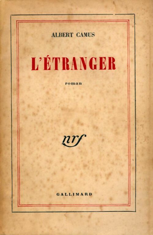Livrenpoche : L'étranger - Albert Camus - Livre