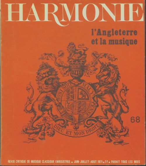 Livrenpoche : Harmonie n°68 : L'Angleterre et la musique - Collectif - Livre