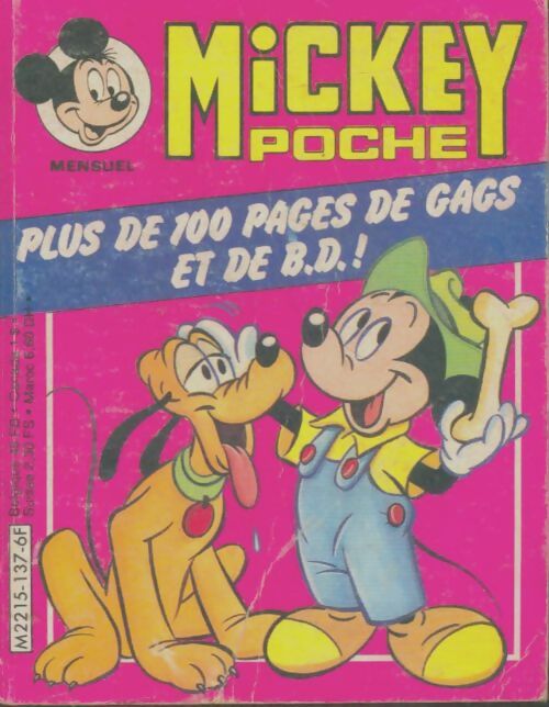 Livrenpoche : Mickey poche n°137 - Collectif - Livre
