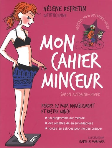 Livrenpoche : Mon cahier minceur - Saison hiver - Hélène Defretin - Livre