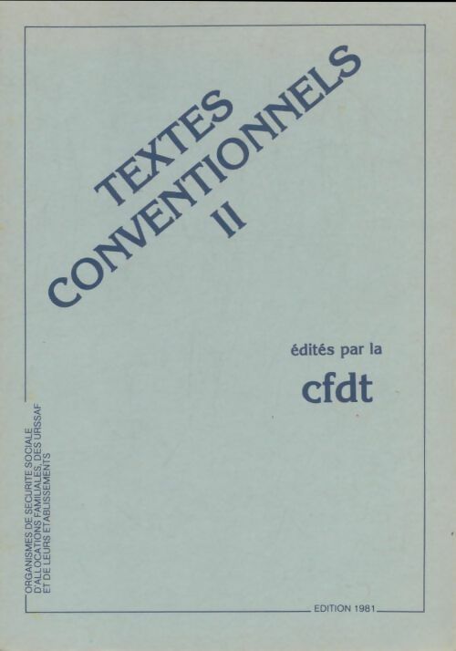 Livrenpoche : Textes conventionnels Tome II - Collectif - Livre