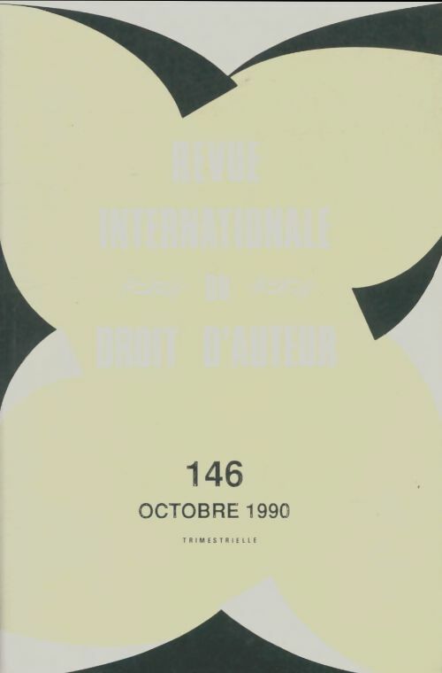 Livrenpoche : Revue internationale du droit d'auteur n°146 - Collectif - Livre