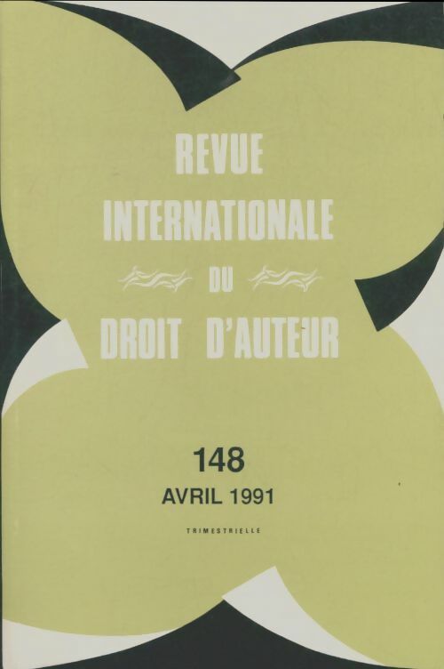 Livrenpoche : Revue internationale du droit d'auteur n°148 - Collectif - Livre