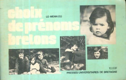 Livrenpoche : Choix de prénoms bretons - Gwennole Le Menn - Livre