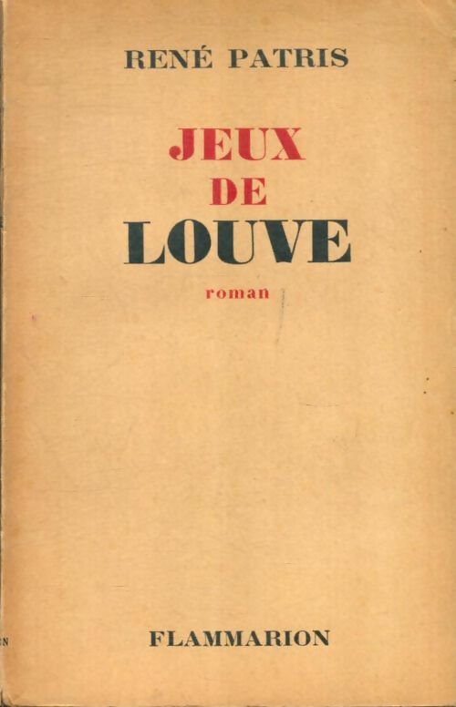 Livrenpoche : Jeux de louve - René Patris - Livre