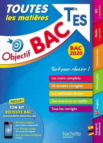 Livrenpoche : Objectif Bac 2020 Toutes Les Matieres Term ES - Lydia Misset - Livre