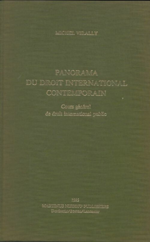 Livrenpoche : Panorama du droit international contemporain - Michel Virally - Livre