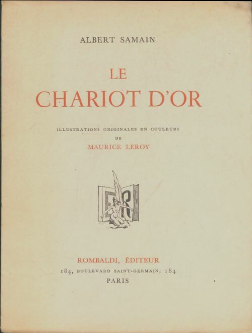 Livrenpoche : Le chariot d'or - Albert Samain - Livre
