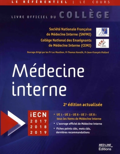 Livrenpoche : Médecine interne - Collectif - Livre