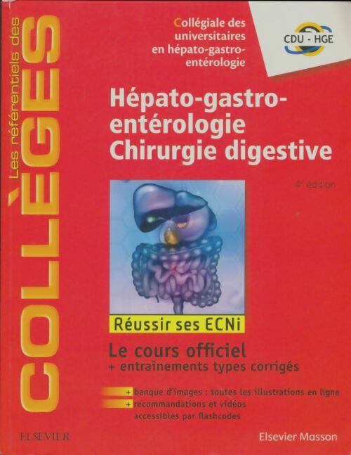 Livrenpoche : Hépato-gastro-entérologie - Chirurgie digestive : Réussir les ECNi - CDU-HGE - Livre
