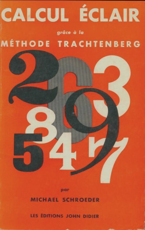 Livrenpoche : Calcul éclair grâce à la méthode Trachtenberg - Michael Schroeder - Livre