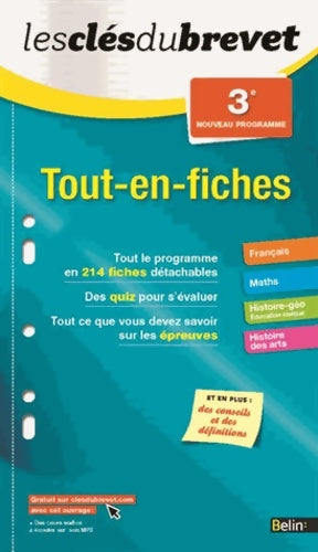 Livrenpoche : tout en fiches brevet - Annabel Medina - Livre