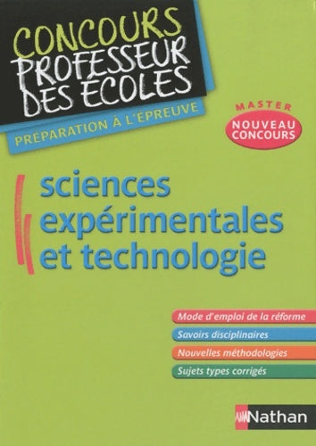 Livrenpoche : Sciences expérimentales et technologie - Joël Lebeaume - Livre