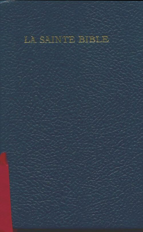 Livrenpoche : La sainte Bible - Louis Segond - Livre