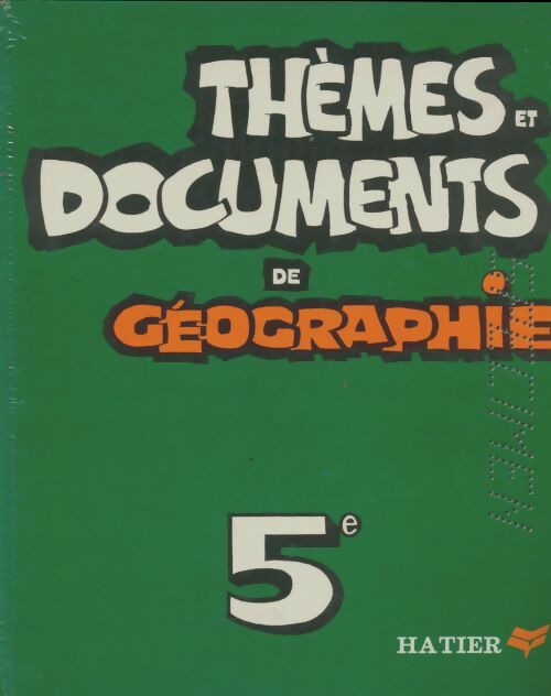 Livrenpoche : Thèmes et documents de géographie 5e - Hubert Jover - Livre