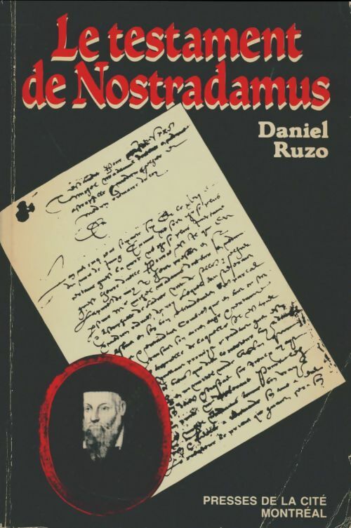 Livrenpoche : Le testament de Nostradamus - Daniel Ruzo - Livre