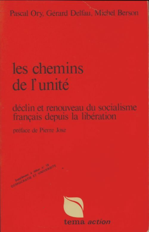 Livrenpoche : Les chemins de l'unité - Pascal Ory - Livre