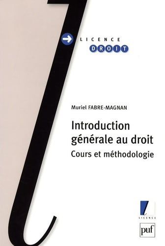 Livrenpoche : Introduction générale au droit - Muriel Fabre-Magnan - Livre