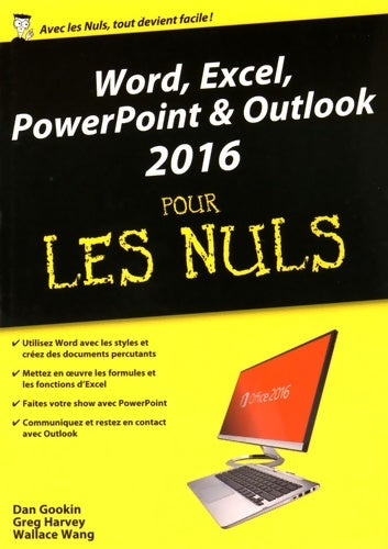 Livrenpoche : Word Excel PowerPoint et Outlook 2016 pour les Nuls mégapoche - Dan Gookin - Livre
