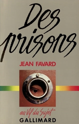 Livrenpoche : Des prisons - Jean Favard - Livre