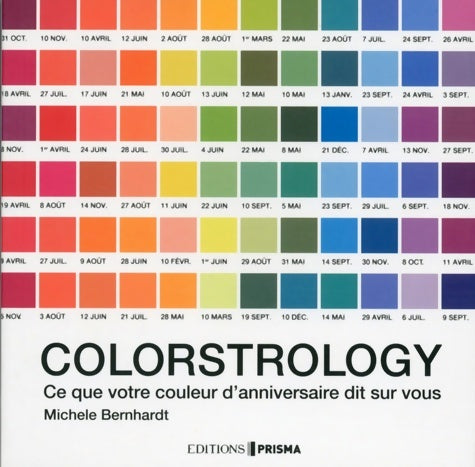 Livrenpoche : Colorstrology- ce que votre couleur d'anniversaire dit sur vous - Michèle Bernhardt - Livre