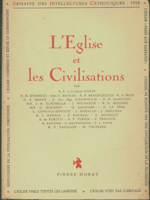 Livrenpoche : L'église et les civilisations - Collectif - Livre