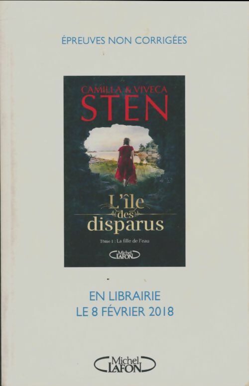 Livrenpoche : L'île des disparus Tome Il : La fille de l'eau - Camilla Sten - Livre
