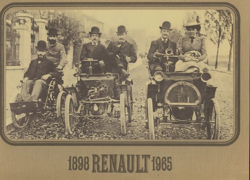 Livrenpoche : Renault 1898 - 1965 - Collectif - Livre