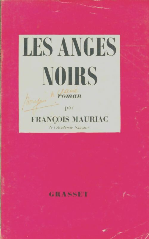 Livrenpoche : Les anges noirs - François Mauriac - Livre