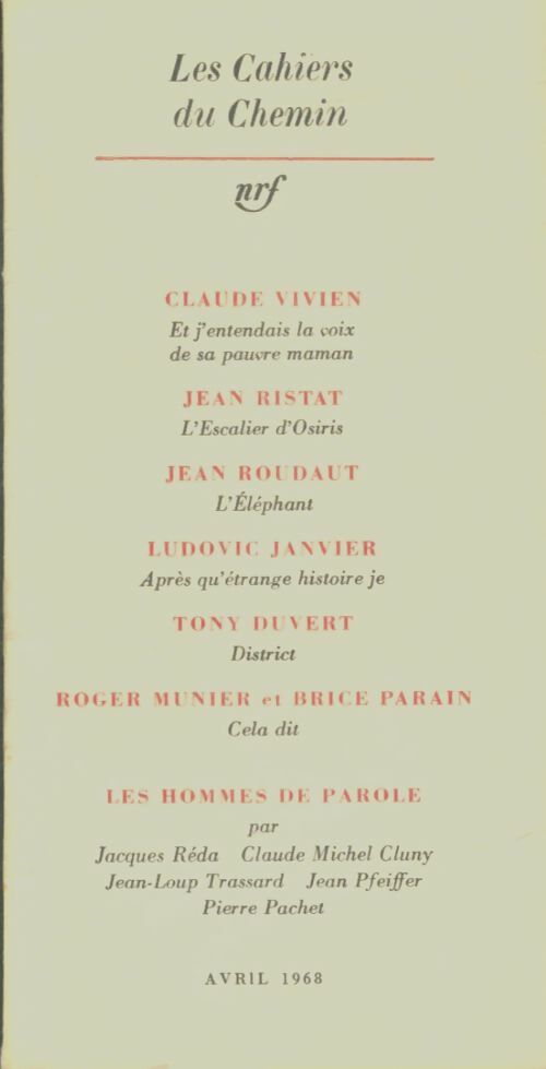 Livrenpoche : Les cahiers du chemin n°3 - Collectif - Livre