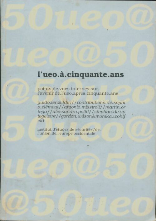 Livrenpoche : L'ueo à cinquante ans - Collectif - Livre