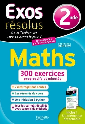 Livrenpoche : Maths Seconde - Rocherolle Lydia Misset - Livre