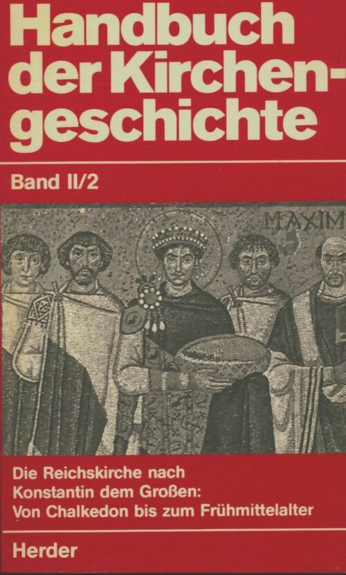 Livrenpoche : Handbuch der kirchengeschichte Band II/2 - Collectif - Livre