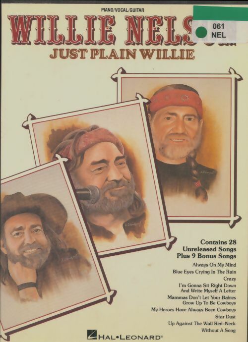 Livrenpoche : Willie nelson : Just plain willie - Collectif - Livre