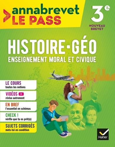 Livrenpoche : Annabrevet Le Pass - Histoire-géographie EMC 3e - Marielle Chevallier - Livre
