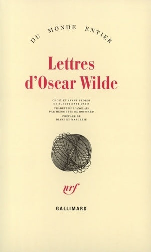 Livrenpoche : Lettres - Oscar Wilde - Livre