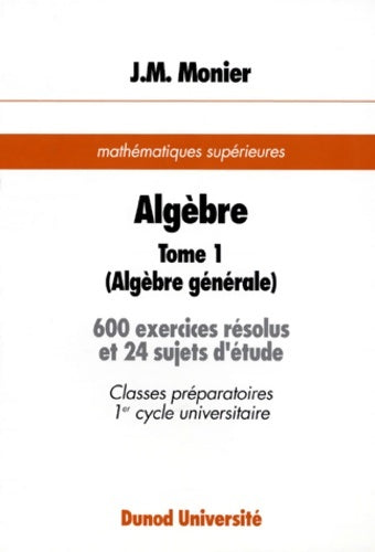 Livrenpoche : dunod université - Jean-Marie Monier - Livre