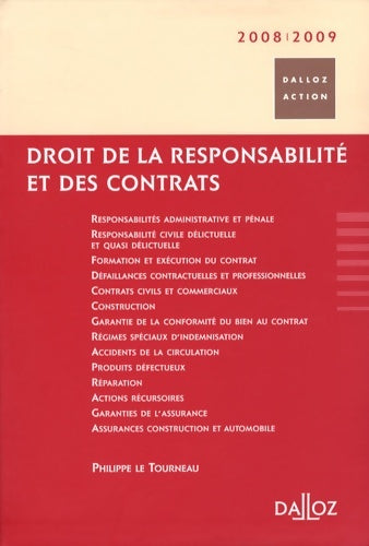 Livrenpoche : Droit de la responsabilité et des contrats - Philippe Le Tourneau - Livre