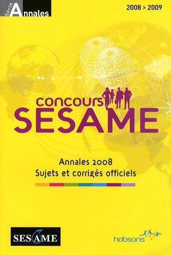 Livrenpoche : Concours SESAME : Annales sujets et corrigés officiels - Hobsons - Livre