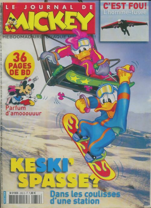 Livrenpoche : Le journal de Mickey n°2852 : - Collectif - Livre