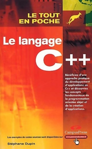 Livrenpoche : Le langage c++ - Stéphane Dupin - Livre